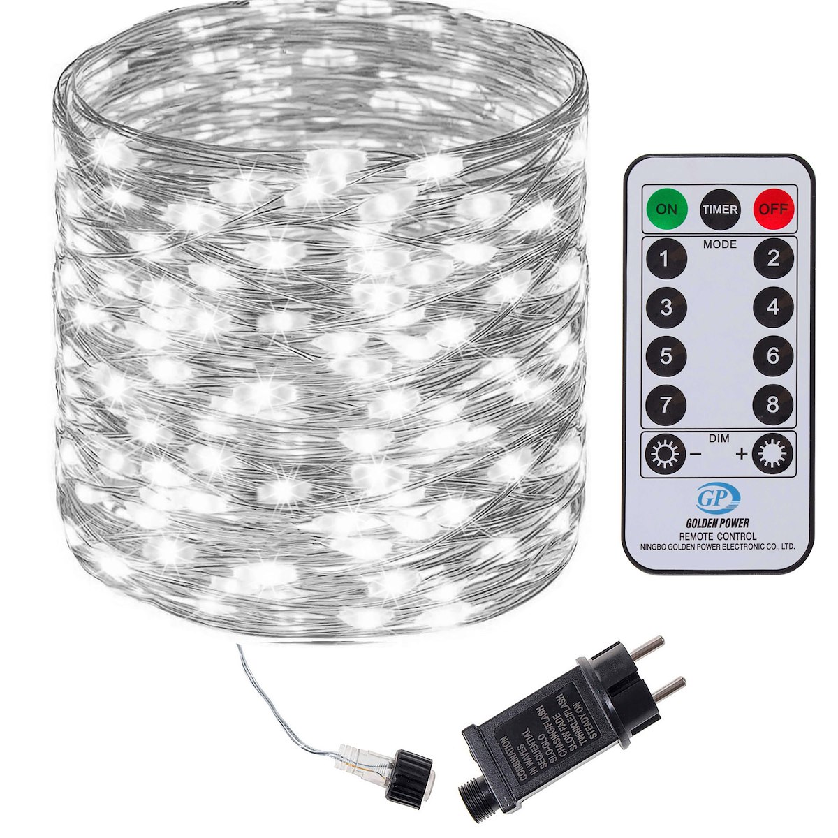 

Lampki Choinkowe Drucik Mikro 480LED Prąd Pilot