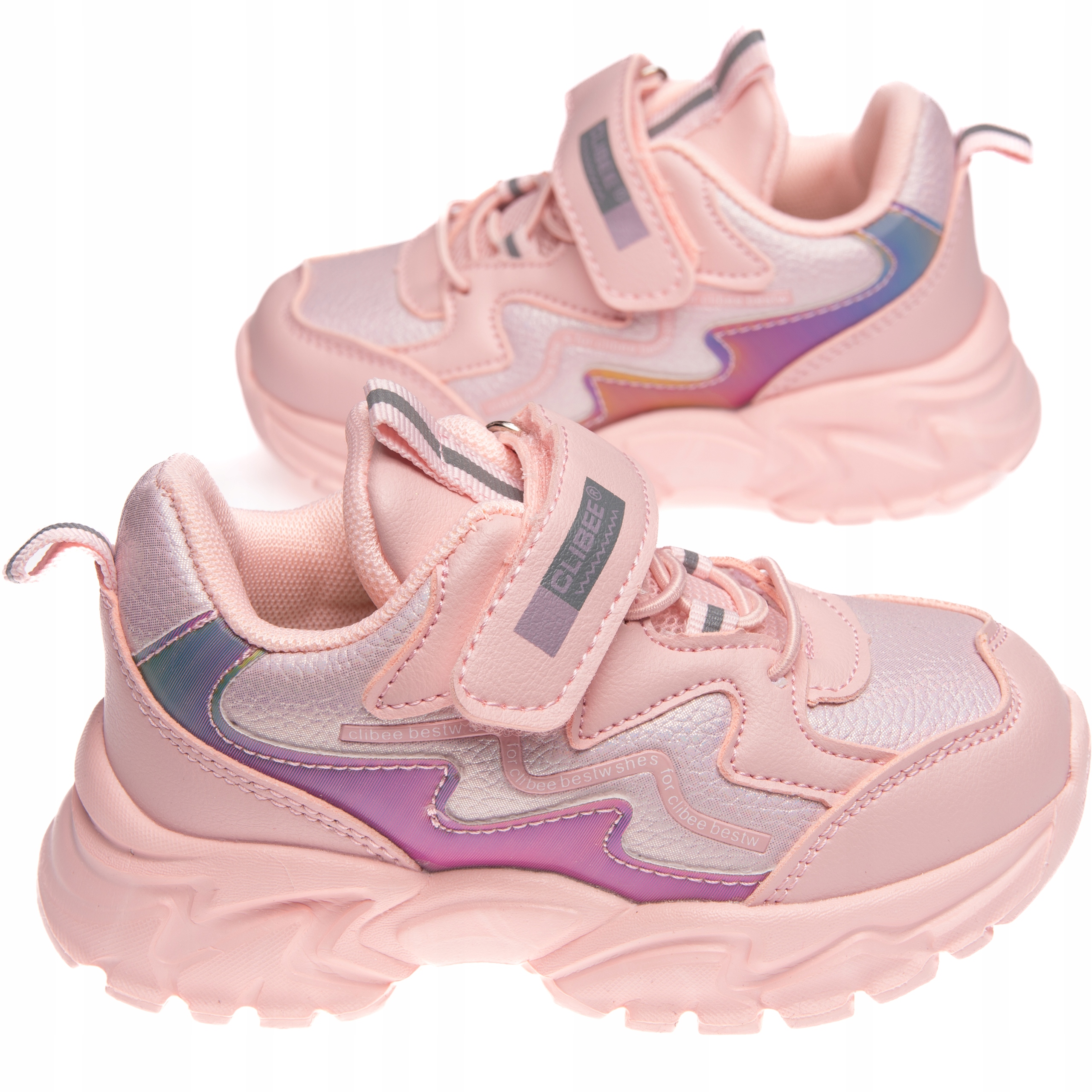 CLIBEE BUTY SPORTOWE DZIEWCZĘCE RÓŻOWE PROFIL 31