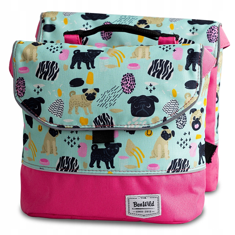 Podwójna Sakwa Rowerowa na bagażnik rowerowy dla Dzieci Torba na rower