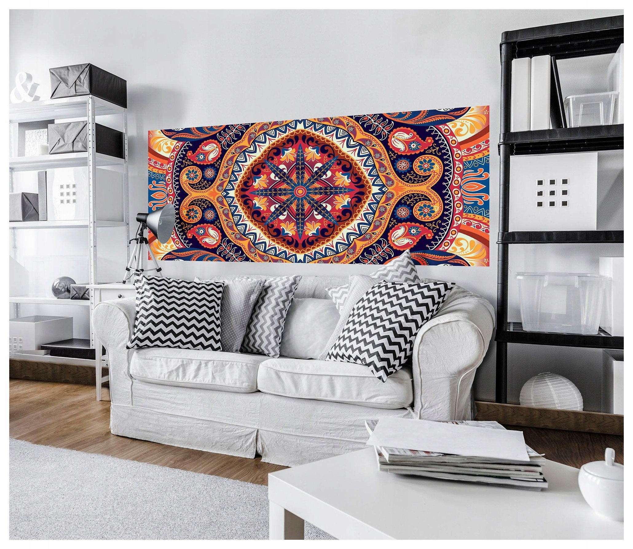 Fototapeta Vzor Paisley Mandala Etnické orientální motivy 250x104 lepidlo