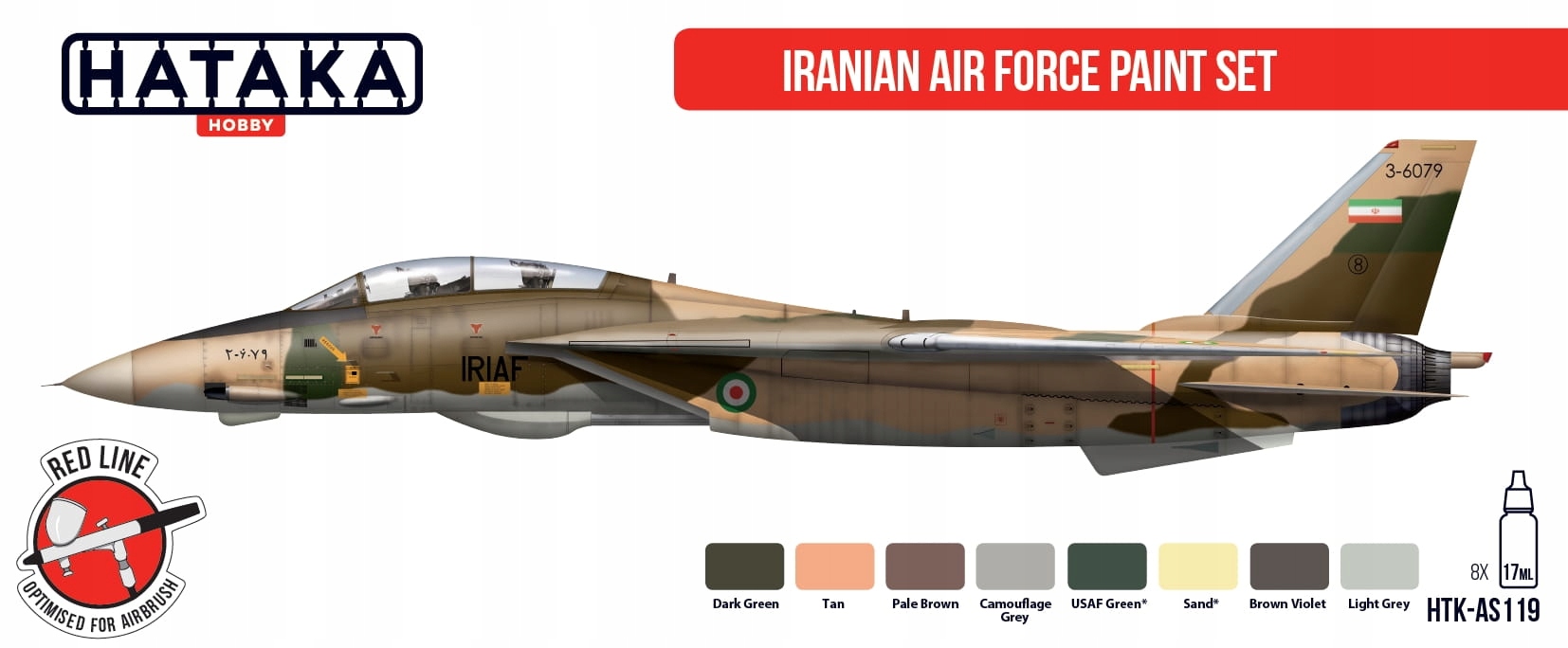 Hataka AS119 Iranian Air Force Paint Set