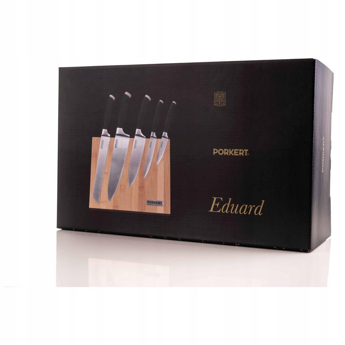 nôž Eduard sada 5diel. bambusový blok magnetický