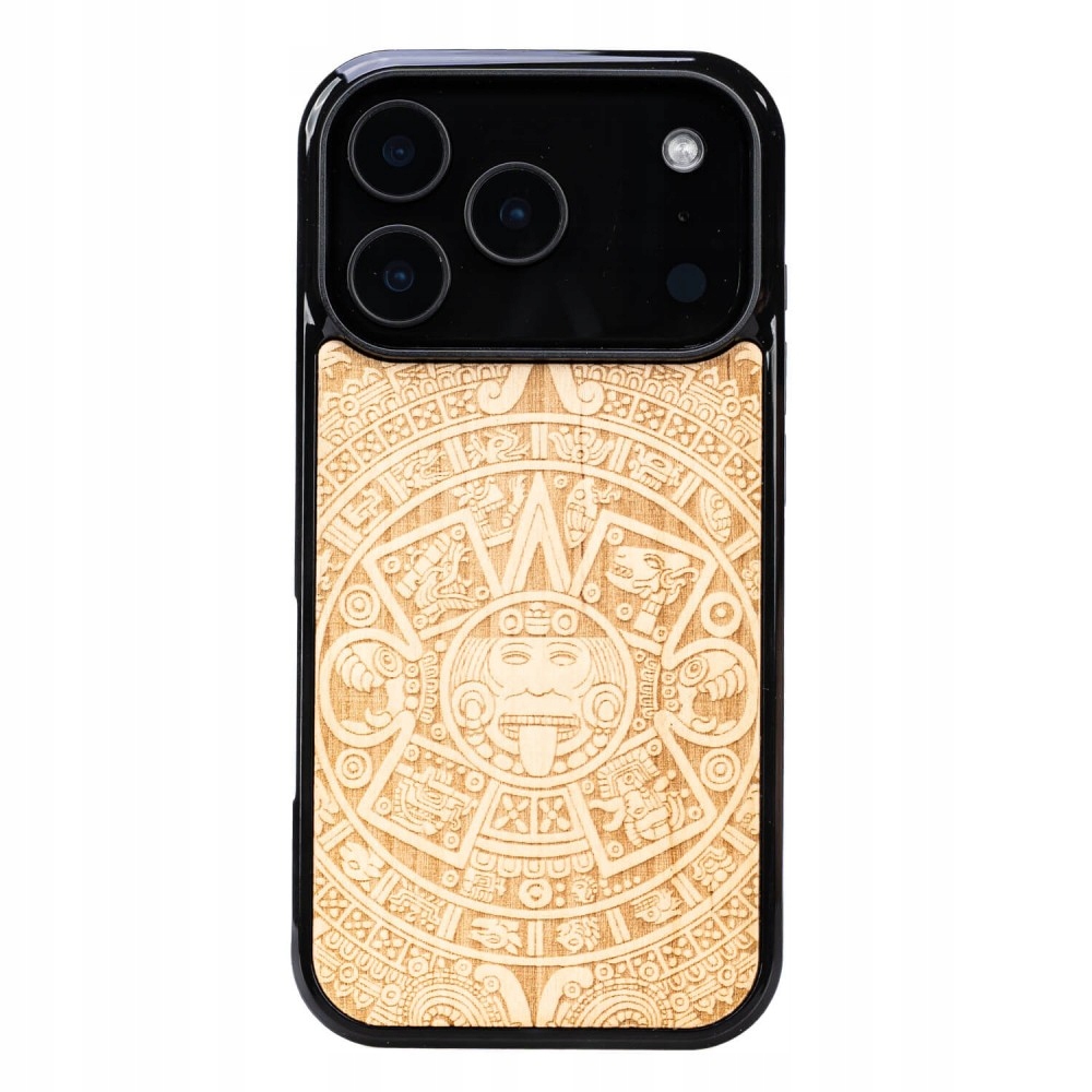Dřevěné Pouzdro Bewood pro iPhone 17 Pro Kalendář Aztécký Aniegre