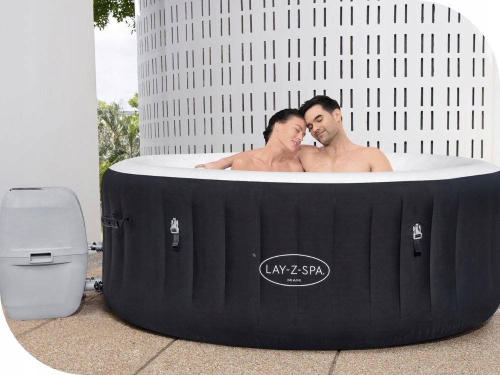 Dmuchane Ogrodowe Spa Hydromasaż Bestway Miami 4 osobowy FULL MODEL 2024 Wysokość produktu 66 cm