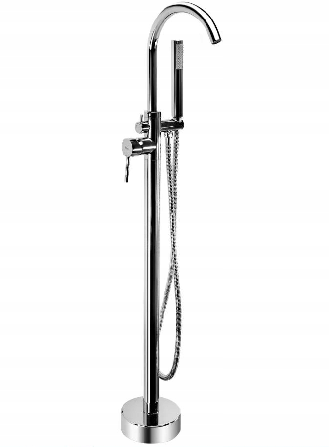 Podlahová Vaňová Batéria Lungo Chróm Rea