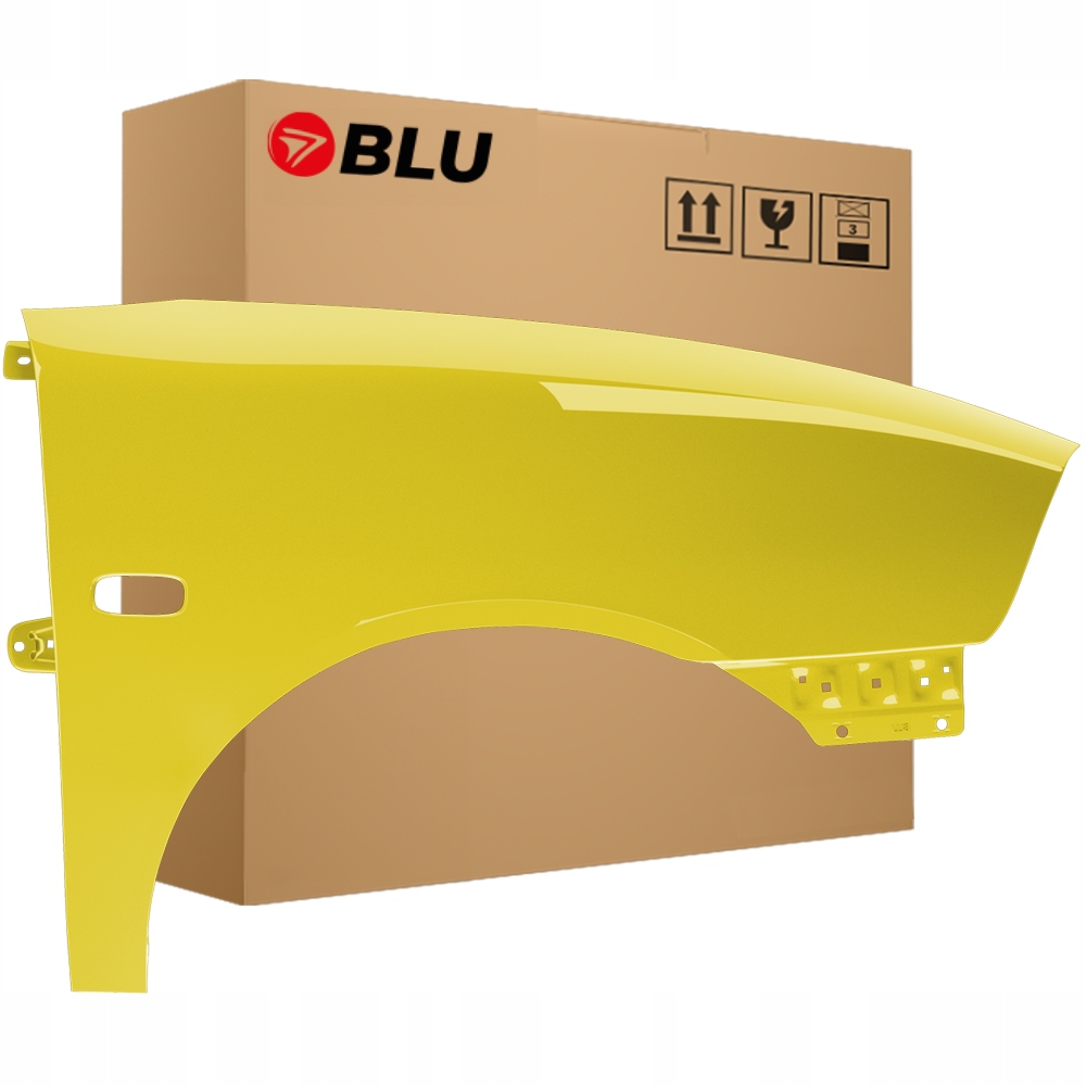 Blatník Blu Seat Ibiza Cordoba III 3 6L LS1A pravý žlutý 02-08 přední pozink