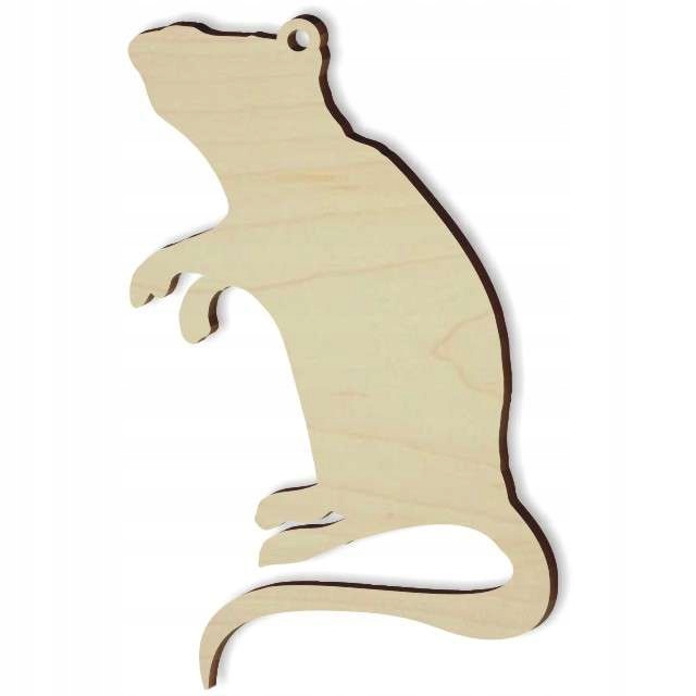 szczurek na Halloween zawieszka dekoracja 10 szt