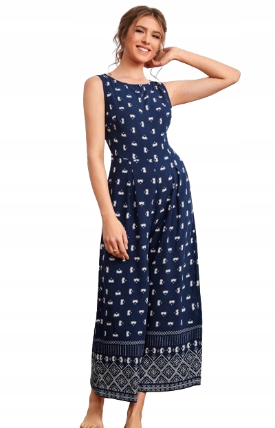 SHEIN ONESIE ZAPINANY DAMSKI GRANATOWY 40/42 ŁJJ