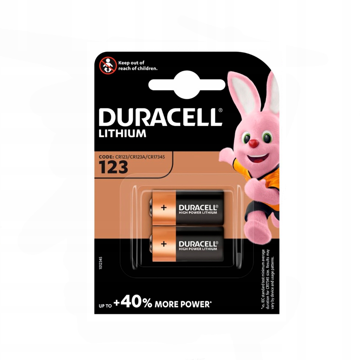 

Bateria Duracell Cr 123 3V 2 Szt Opakowanie