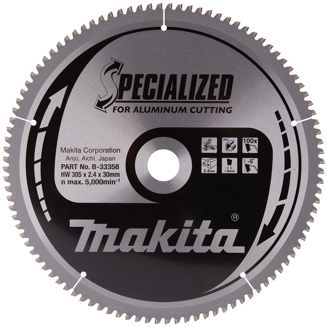 Makita Tarcza Piła Do Aluminium 305x30 mm 100Z Specialized B-33358