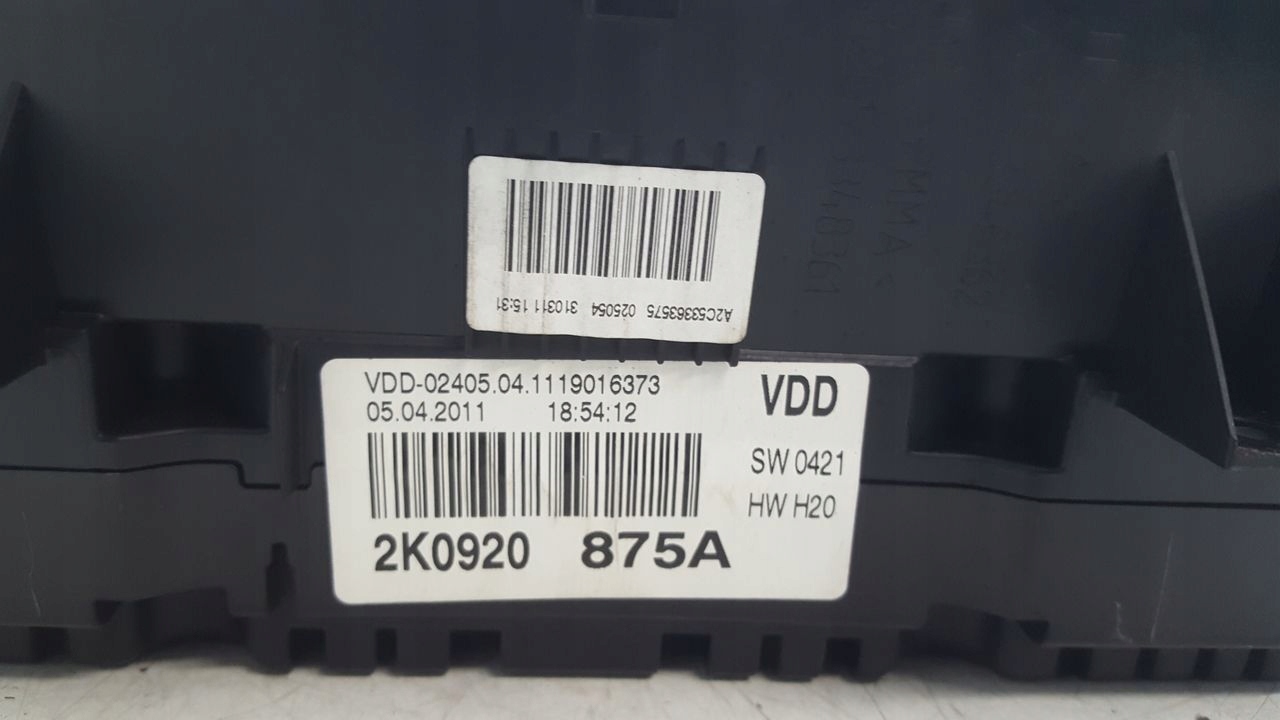 dials VW Caddy III 2,0 TDI