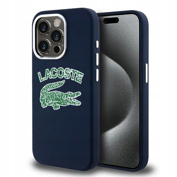Lacoste LCHMP15LUCRV iPhone 15 Pro 6.1" tmavě modrý MagSafe