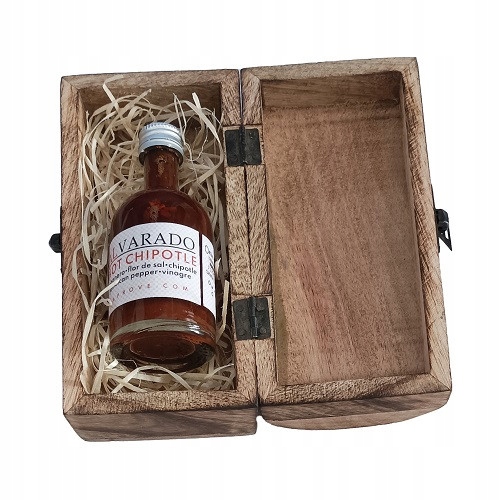 Salsa Alvarado Hot Guajillo z jižního Mexika. Dárková krabička. 40 ml