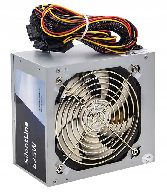 

Cichy Zasilacz Qoltec Atx Silentline 425W 3X Sata