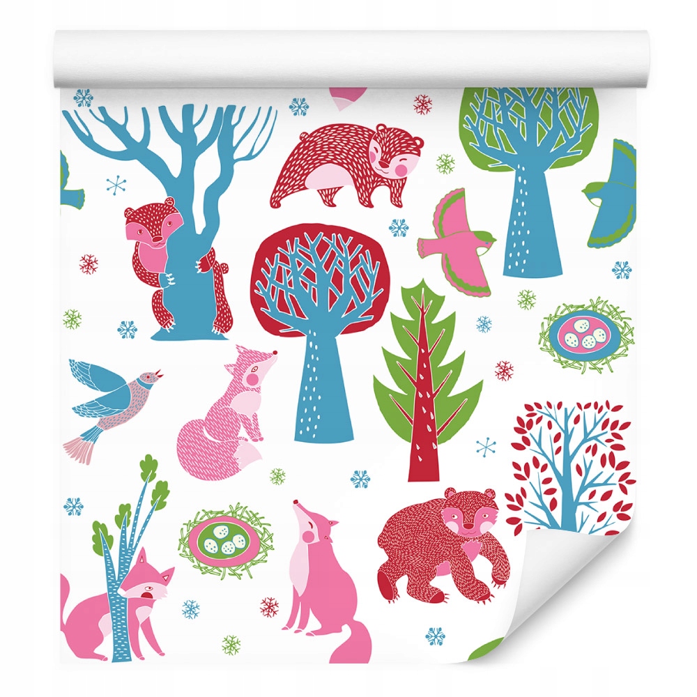 Tapeta pro děti lesní zvířátka /84198979