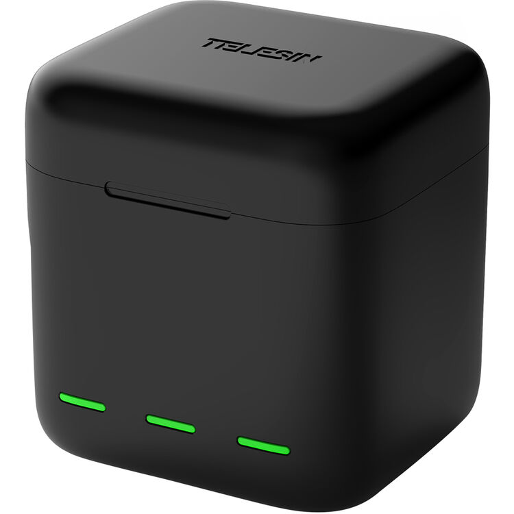 Ładowarka 3 Slotowa Do Akumulatorów GoPro Hero 9 10 11 12 Telesin