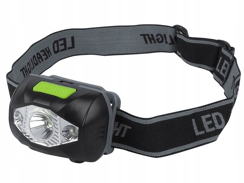 LATARKA CZOŁOWA LTC 1LED + 2LED 5 TRYBÓW 3xAAA BIAŁA