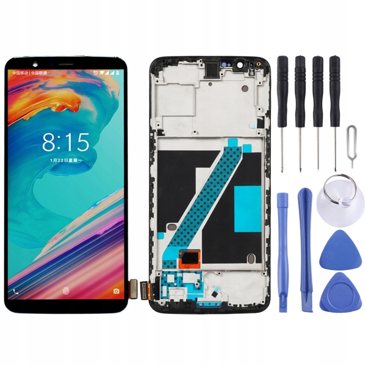 OEM LCD Screen for Oneplus 5T A5010 Digitizer Full Assembly with Frame