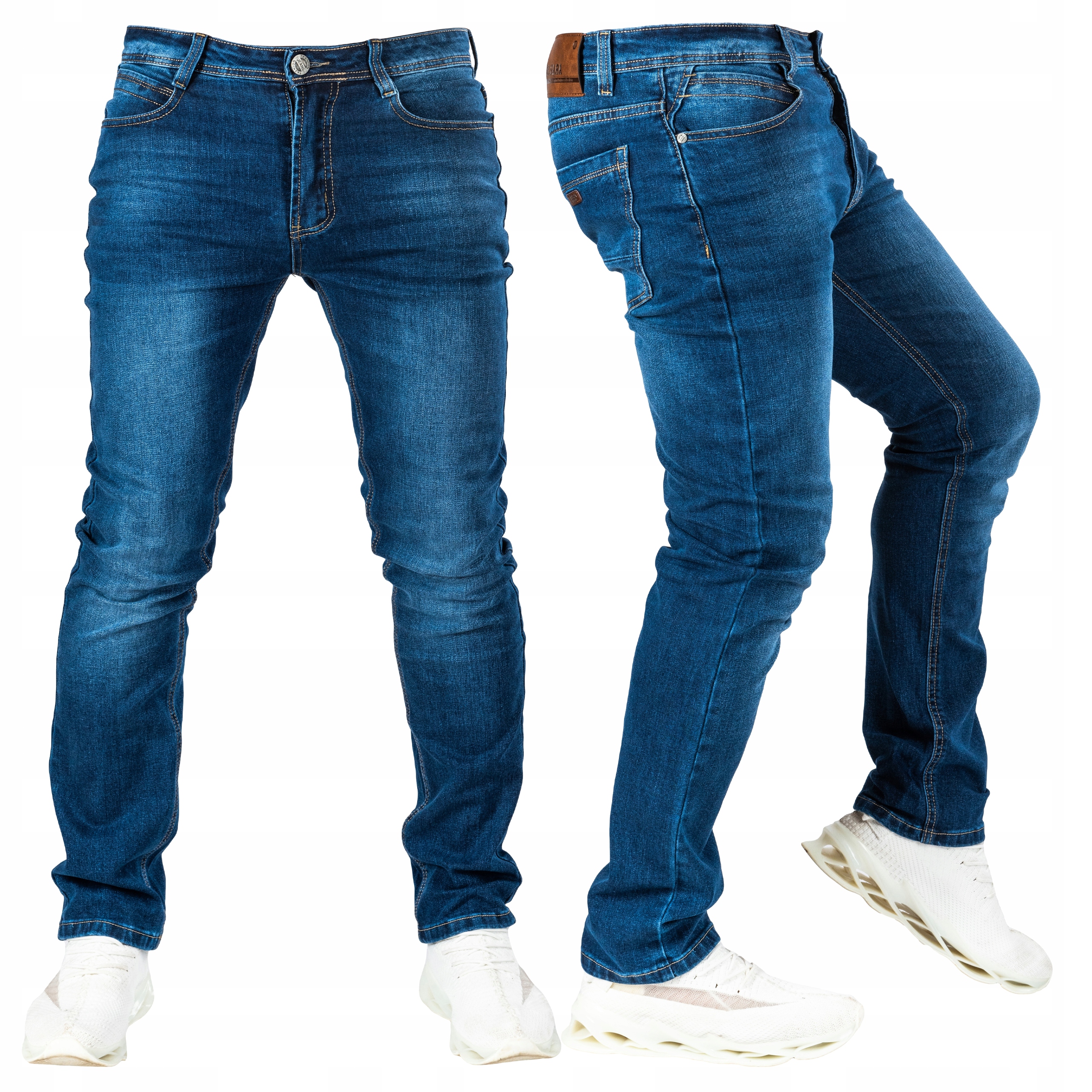 

Spodnie męskie Jeansowe klasyczne Lameti r.38