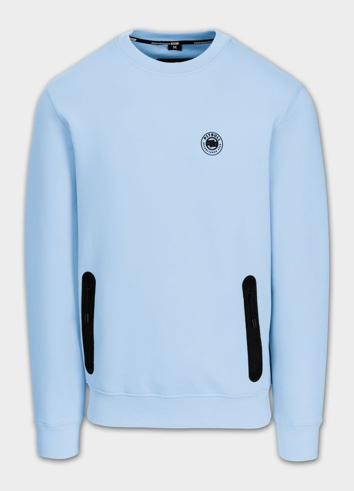 Pánská Mikina Pitbull Klasická Mikina Crewneck Hladká sportovní Dogwood