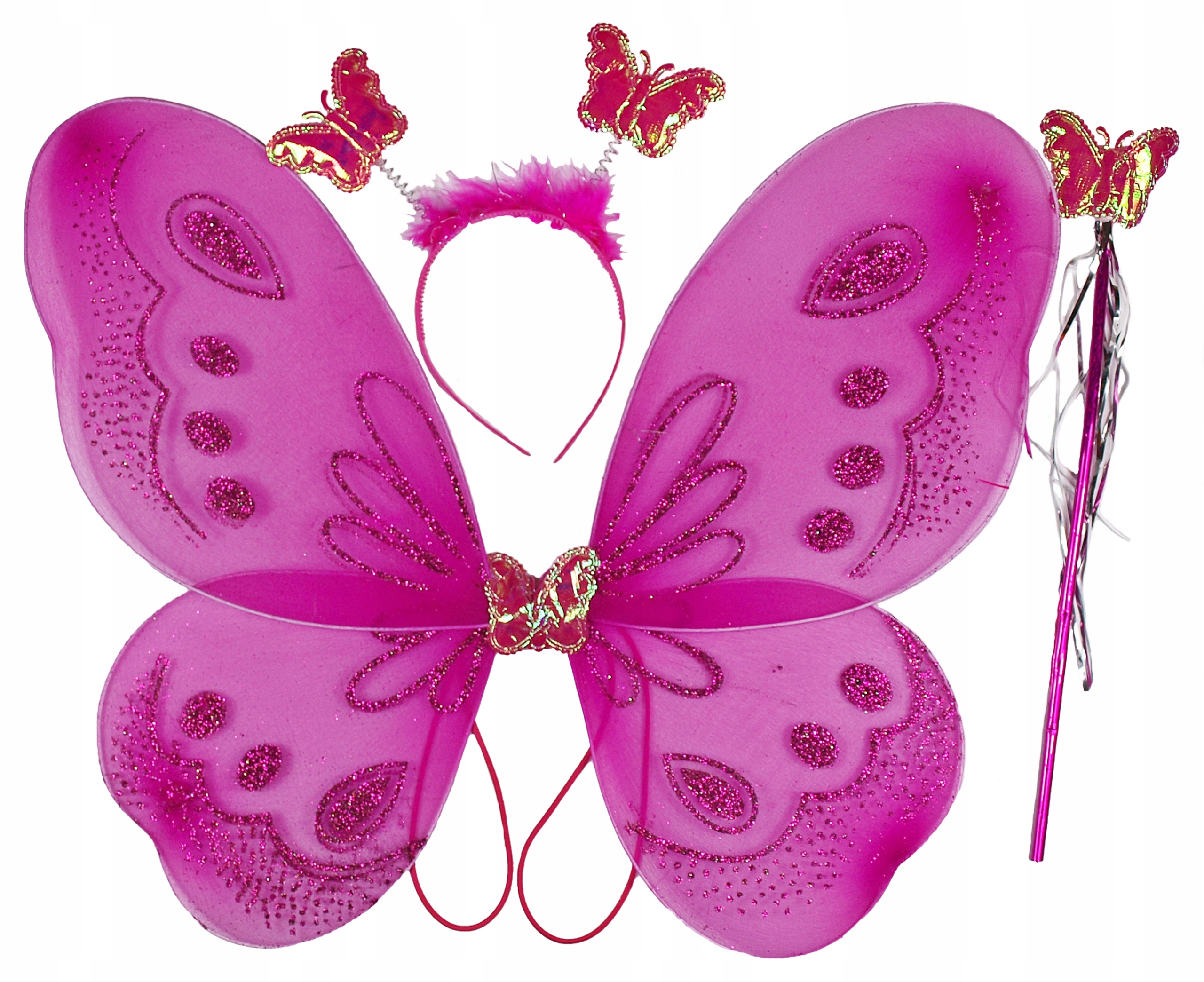 SKRZYDEŁKA MOTYLKA WRÓŻKA MOTYL MOTYLEK STRÓJ