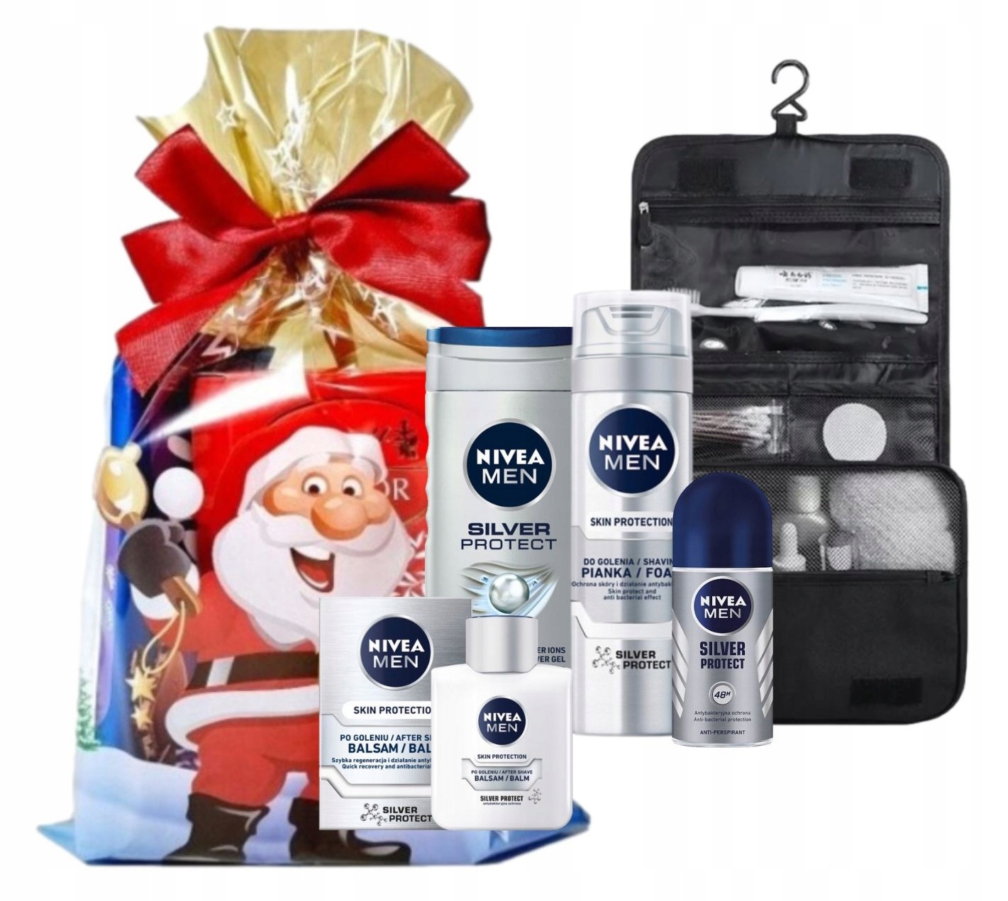 Vánoční XXL sada jako dárek pro Něj Nivea Skin Protect Kosmetická taška