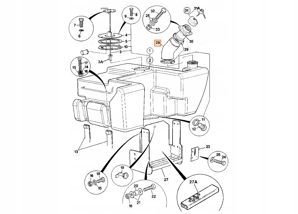 ЛОКОТЬ ТОПЛИВНОГО БАКА 162/02296 JCB 540 530 537