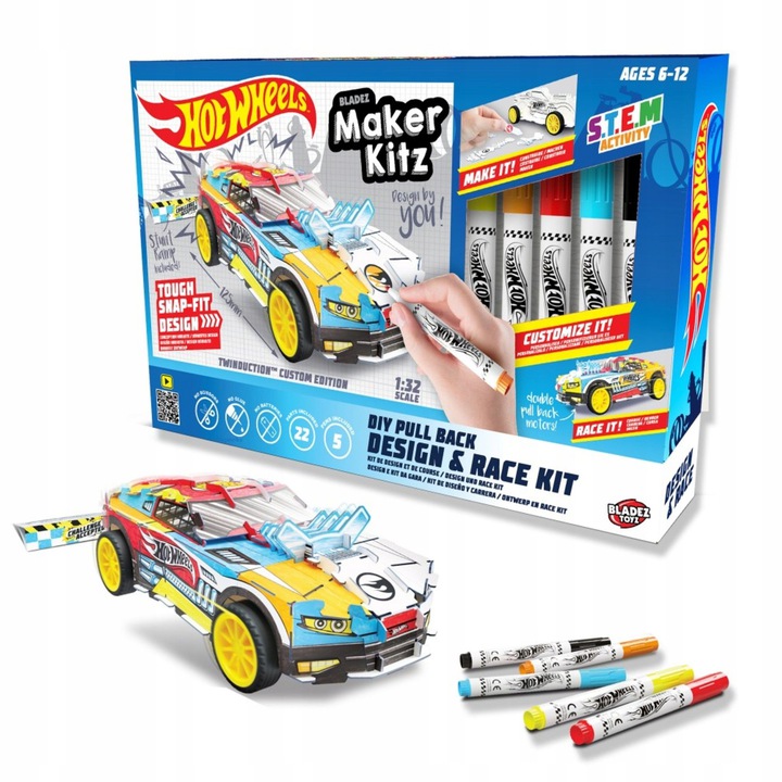 

Hot Wheels Maker Kitz Do Składania I Malowania