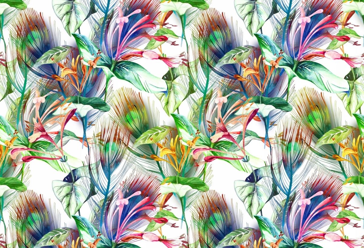 

Fototapeta Flizelina Tropikalne kwiaty - 104x70