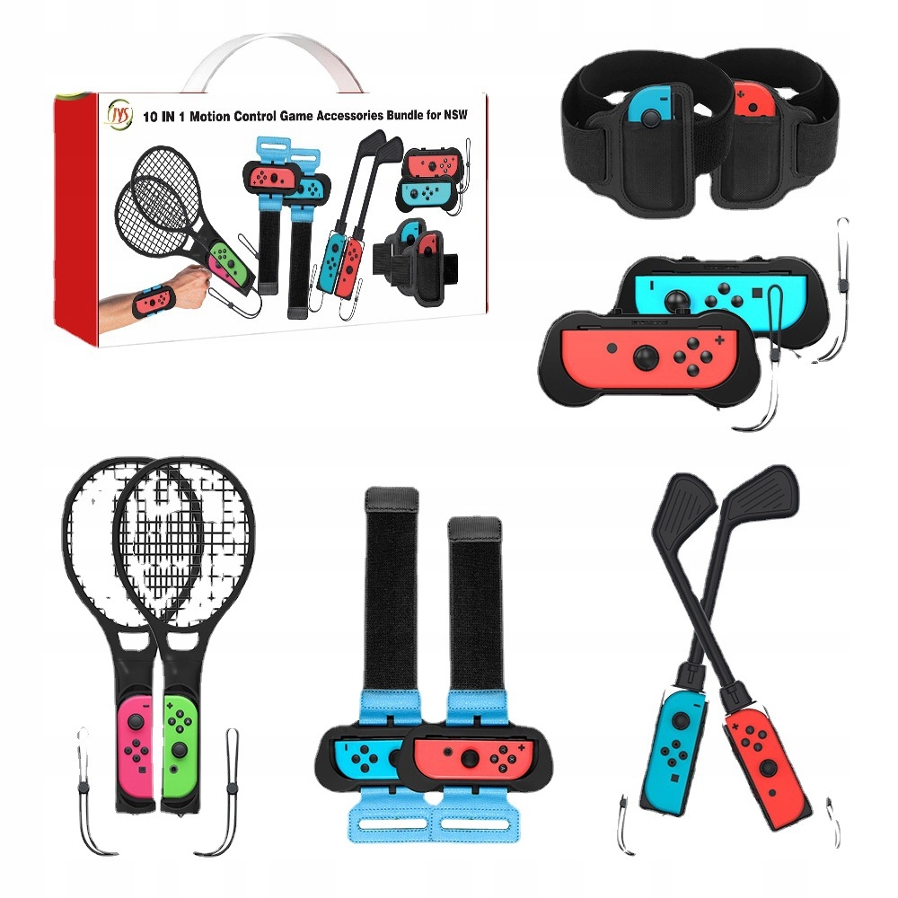Do Joy-con Nintendo Switch Switch Oled Zestaw Akcesoriów Do Ruchu 10 W 1