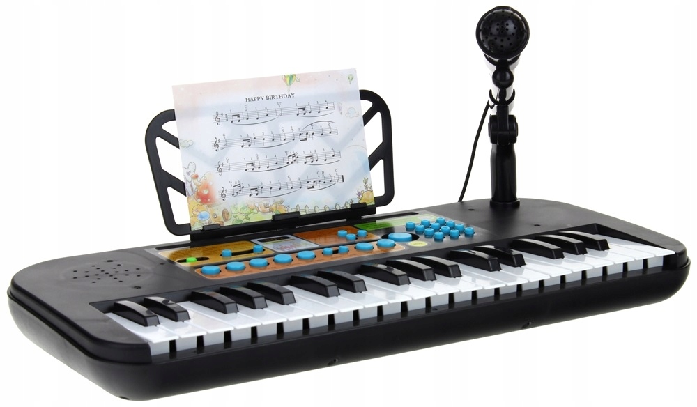 Keyboard Pianino Organy Pianinko Mikrofon dla Dzieci Muzyka Bohater brak