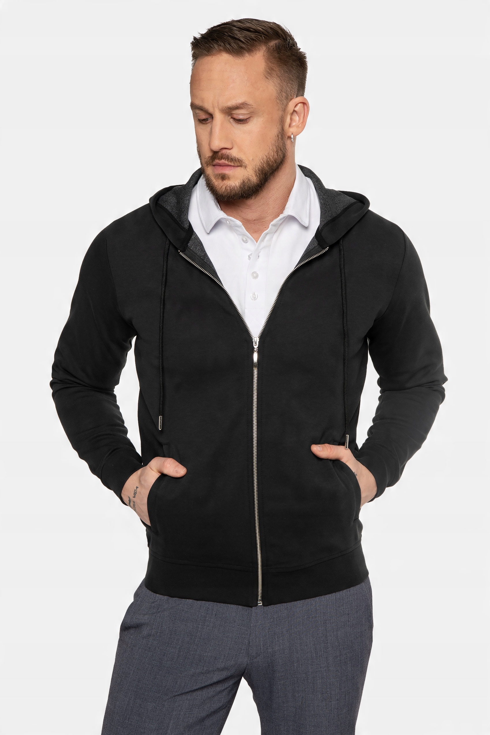 

Bluza Męska Recman Bench Kr Czarny XL