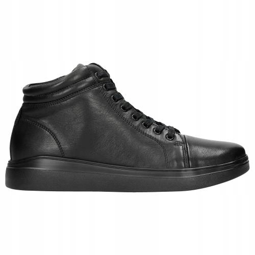 Černé pánské tenisky se zapínáním na zip, velikost vel.