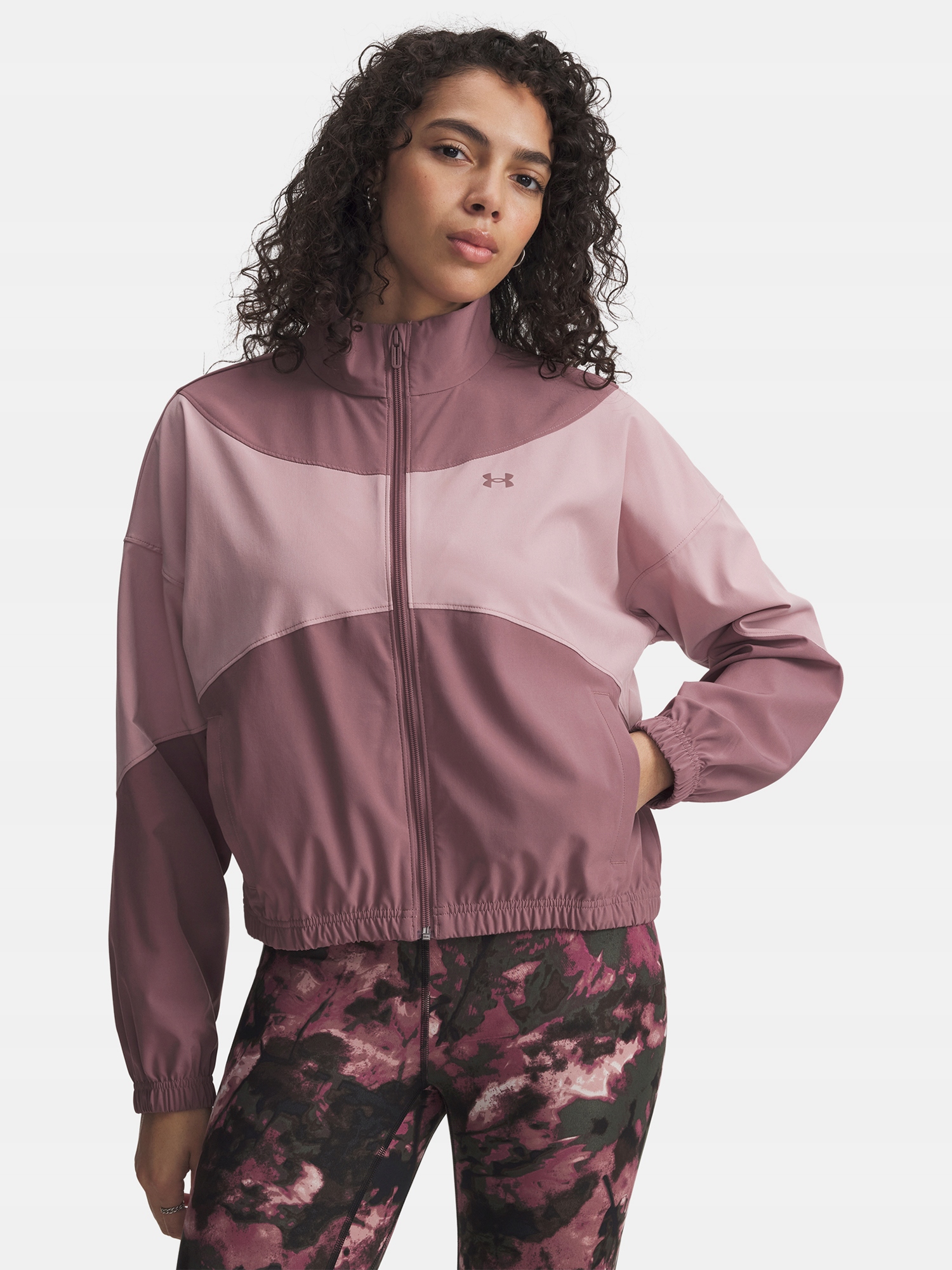 Under Armour Dámská bunda Under Armour Ua Rival Woven Jacket-BRN