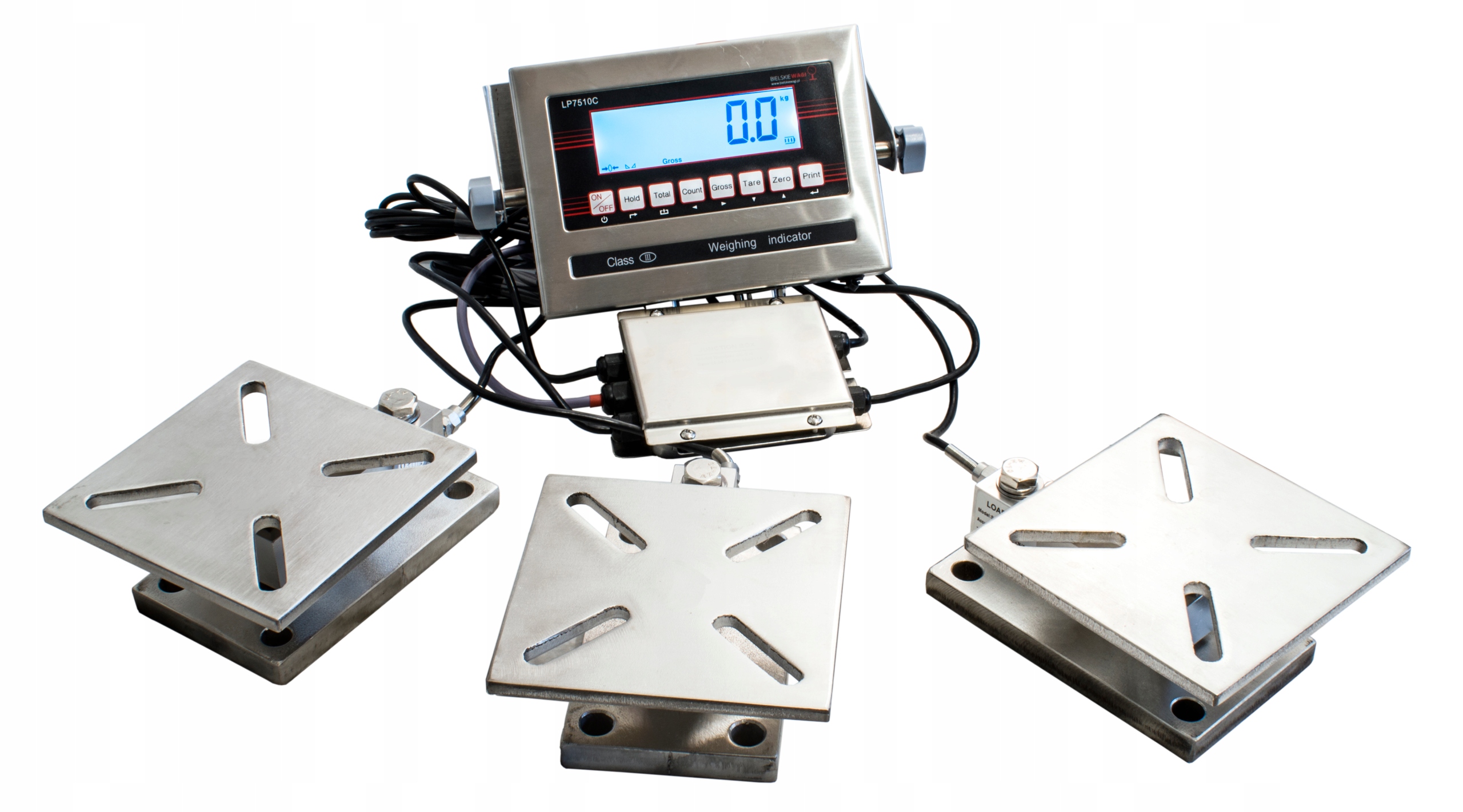 Váha pod Nádrž na Krmivo, Míchadlo Krmiv, 3 Snímače, Nerezová Ocel 6T – Bielskie Wagi