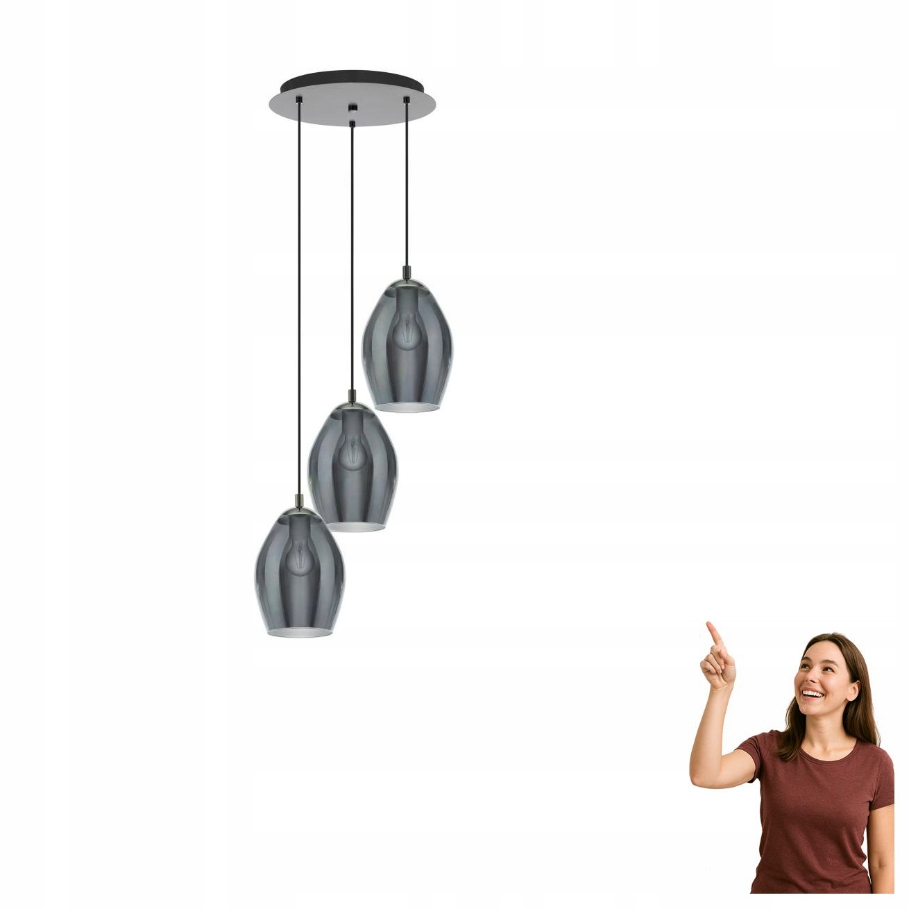 Závesná lampa Estanys 39565 Eglo