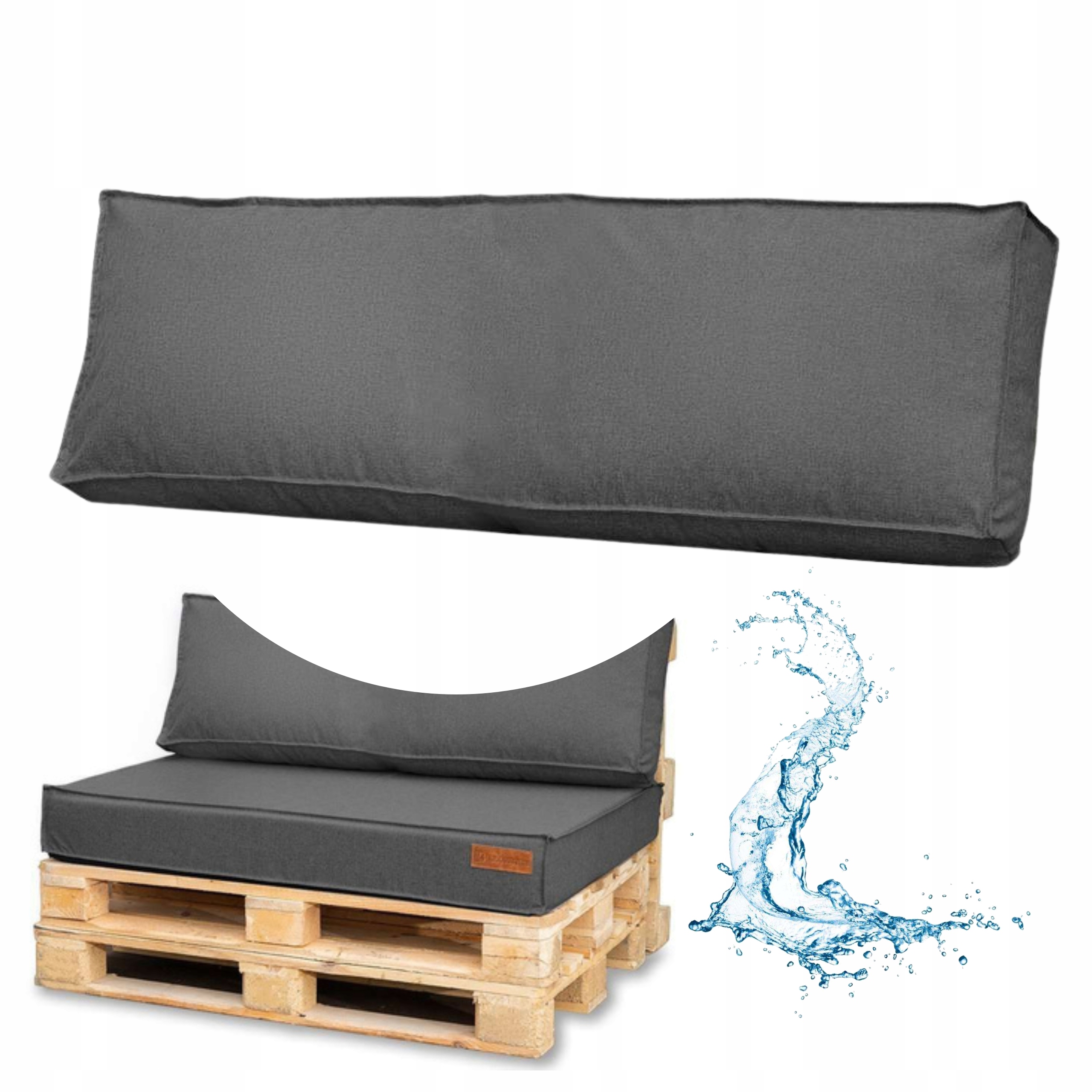 Poduszka ogrodowa Poducha na meble z europalet Oparcie Wodoodporna Blomster