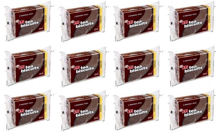 Levně 12 x 370 g Eti Sušenky kakaové Karton
