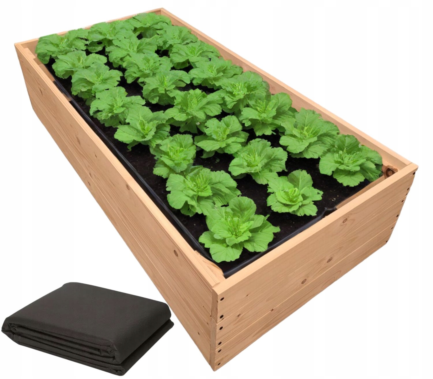 Warzywniak Zielnik Skrzynia Na Warzywa Inspekt Drewniany 80x120 Wysoki 27cm