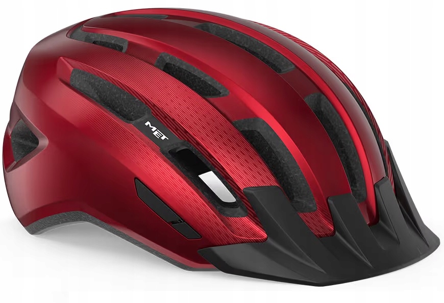 Cyklistická přilba Met Downtown Red Glossy S/m (52-58 cm)