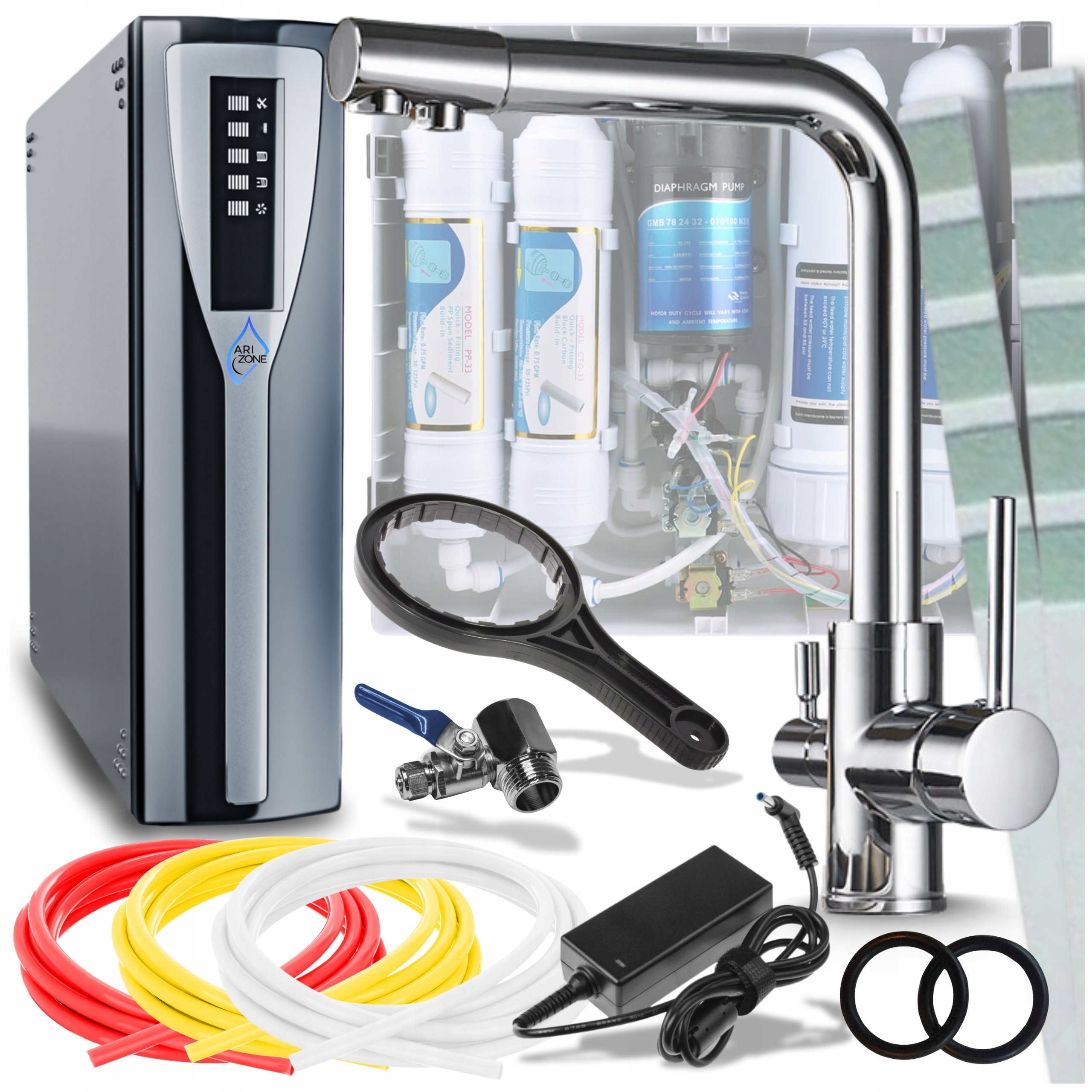 Filtr na pitnou vodu Systém změkčování čištění pod Dřez Set Baterie