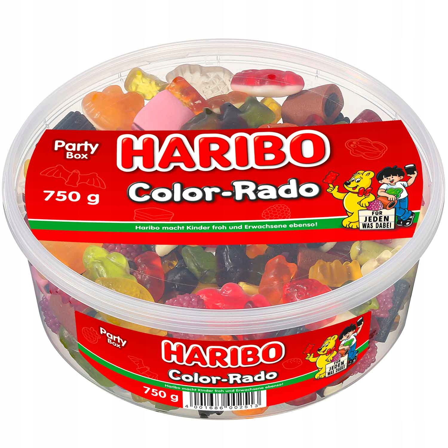 Haribo Color-Rado Żelki 750 g z Niemiec Lukrecja (4001686002513) • Cena ...