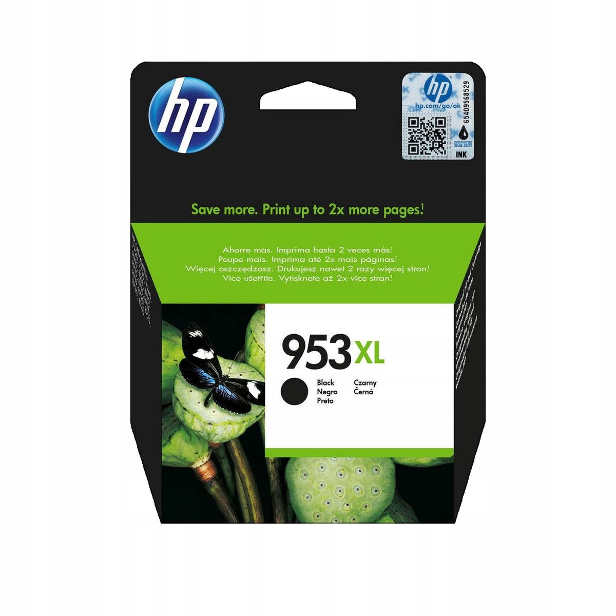 Atramenty Hp 953XL Čierna náplň