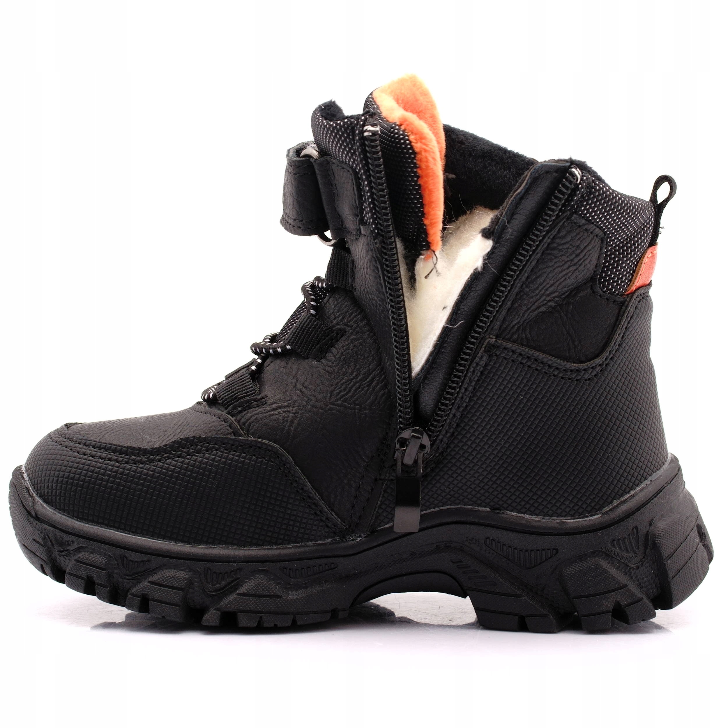 BUTY ZIMOWE CHŁOPIĘCE ŚNIEGOWCE KOZAKI GETO 119 29 Długość wkładki wew. 19 cm