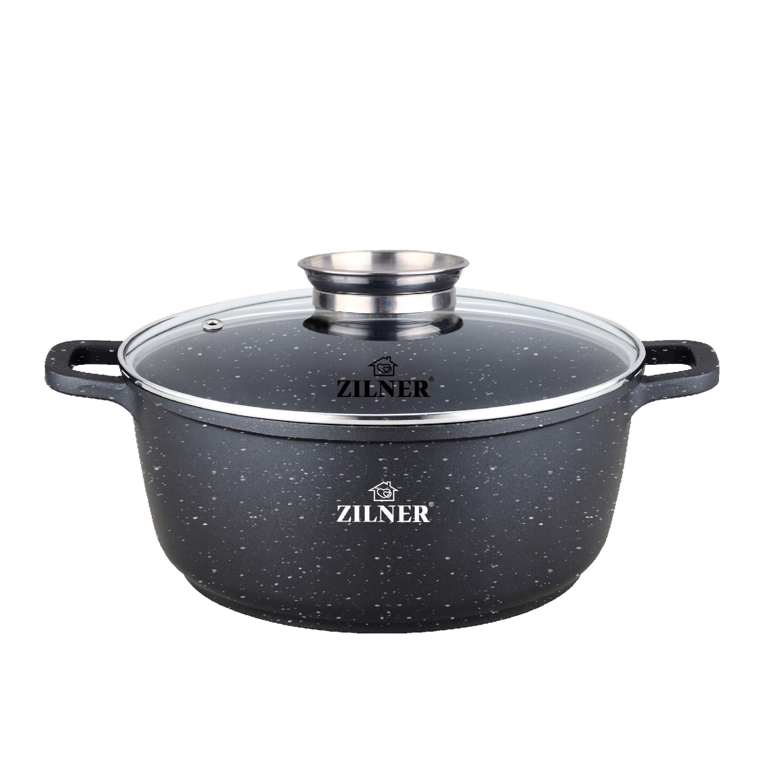 

Garnek Czarny Marmurowy 1.3L 16cm Zilner 7004