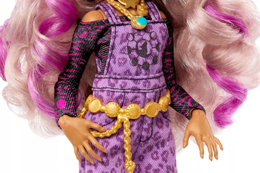 Lalka MONSTER HIGH Clawdeen Wolf HHK52 Materiał tkanina plastik