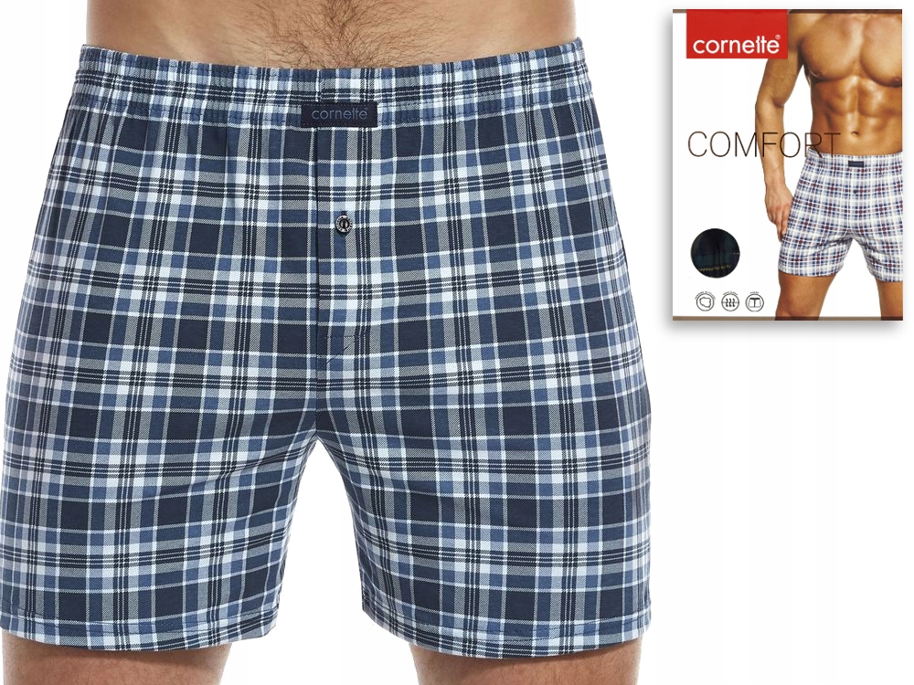 

Cornette Bokserki Comfort luźne szerokie r M
