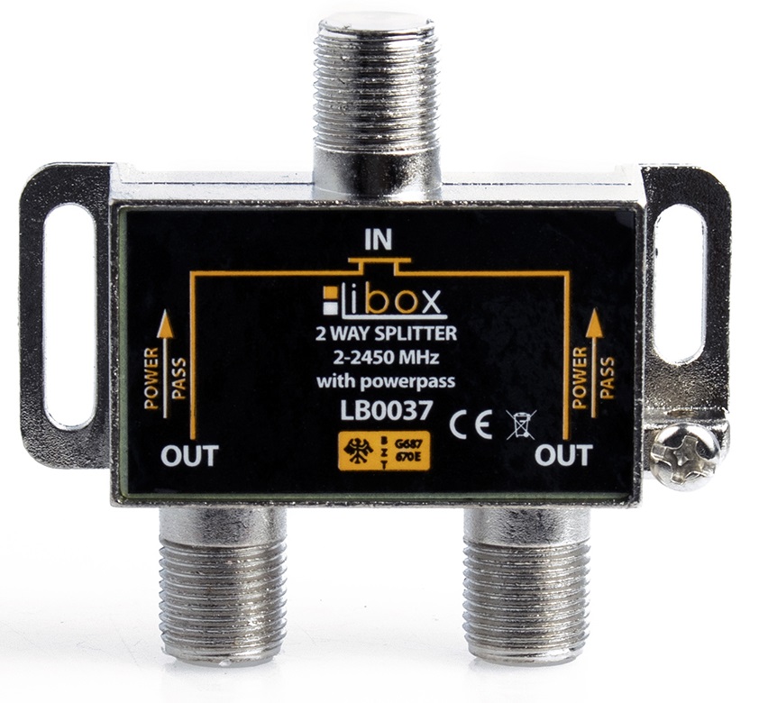 Rozdzielacz SPLITTER antenowy na 2 TV Rozgałęźnik EAN (GTIN) 5901811400711