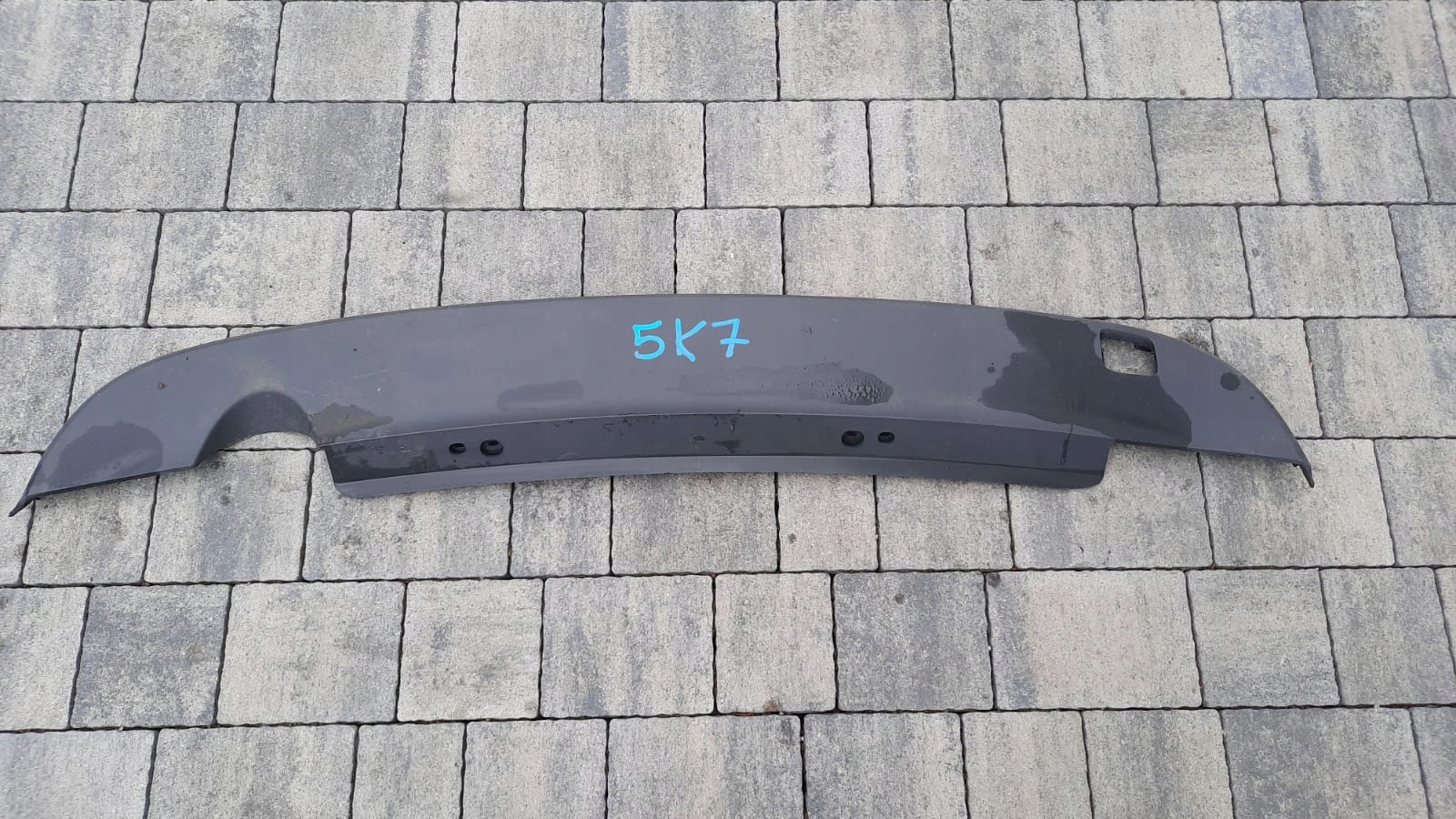 VW GOLF VI R-LINE ДИФУЗОР БАМПЕРА TYLk7807521