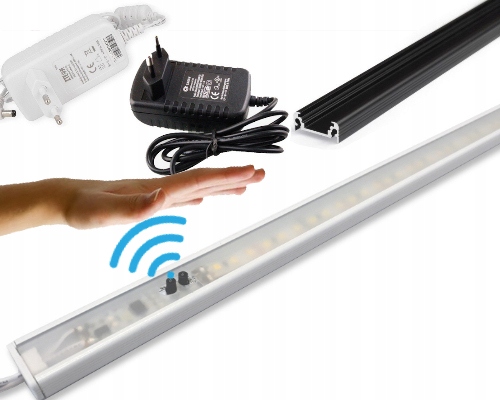 

Lampa podszafkowa Led Bezdotykowa 120 Biała/czarna
